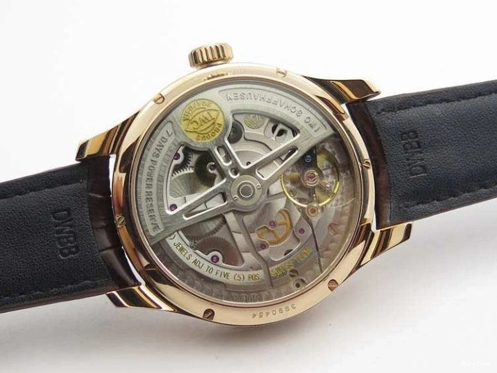 MIROTIME 0318 Portuguese Real PR Real Annual Calendar RG IW503504 YLF 1:1 Best Edition White Dial On Leather Strap A TimelessDesign 7242